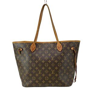 Auth LOUIS VUITTON Neverfull MM M50366 Rose Ballerine Monogram